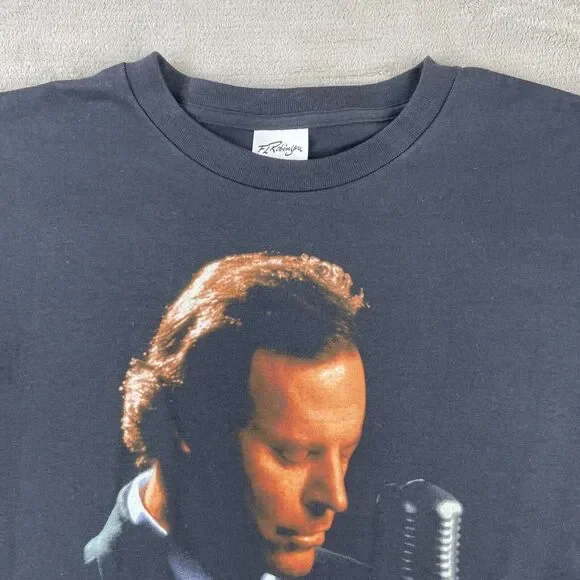 Vintage Julio Iglesias T Shirt Men XL Black 1994 Concert Tour USA DeadStock NWOT